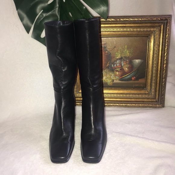 Stuart Weitzman Leather Black Boots ✨🖤 - Picture 7 of 7